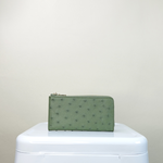 【M2nd】 Ostrich Slim Zip Wallet, , large
