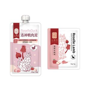 【心頭肉】貓咪洛神主食包 100g 單包入｜泌尿排毛冠軍｜貓咪最愛肉泥狀｜全齡貓主食