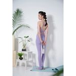 YOGA FLOW Ashly Bra - 交織細帶短版上衣 - 堇紫 Violet, , large