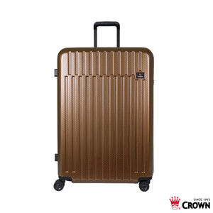 【CROWN皇冠】C-F1785 29吋霧面拉鍊箱-沙漠黃