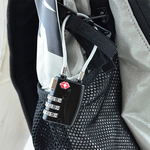 JIELIEN Essential Travel Abroad TSA Customs Lock - Black, , large