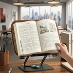 Rotatable Wooden Reading Stand, , large