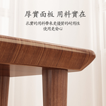 實木木色小凳子正方形, , large