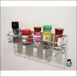 [Beargood sticker] Long Spice Rack (Chrome-Plated Steel), , large