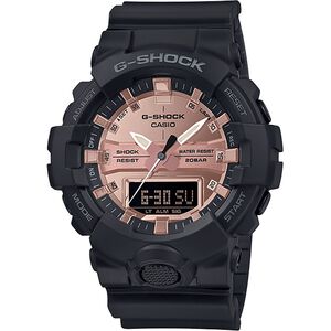CASIO 卡西歐  G-SHOCK 金屬感雙顯手錶(GA-800MMC-1A)