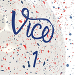 VICE PRO DRIP Golf Balls – 12-Pack | Red & Blue Splatter Edition, , large