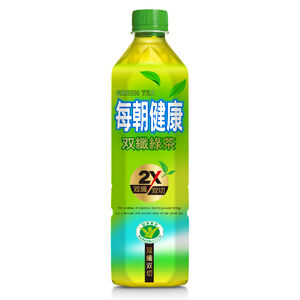 每朝健康雙纖綠茶650ml
