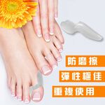 金德恩 GS MALL 台灣製造 一組2入 拇指分隔套 腳趾套 外翻套 休閒套 水泡墊 磨擦墊 分隔墊 側邊套/保護套, , large