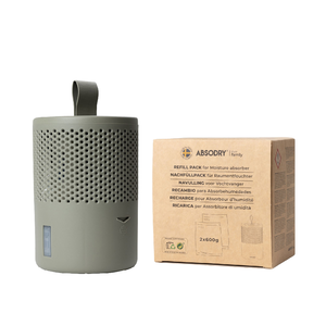 Absodry Duo Family Bag Series 6x1 & Refill Bag 2-pack(Gray)