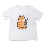 JZ TEE Husky & Cat - Boba Attack Graphic Tee, , large