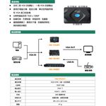 昌運監視器 HD-VK201 二進一出 VGA KVM切換器, , large