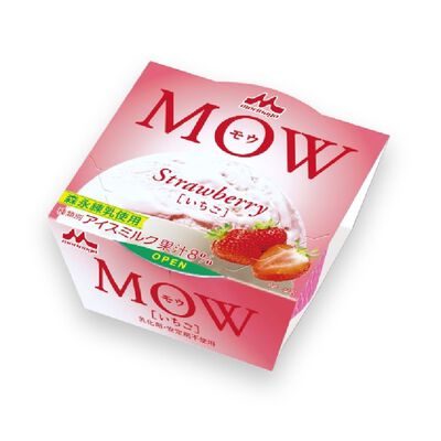 森永乳業MOW草莓冰淇淋