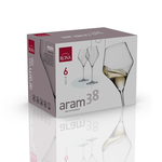 RONA Aram錐型系列-白酒杯380ml (六入彩盒)[享恩貿易], , large