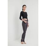 YOGA FLOW Ula Tshirt - 長袖圓領罩衫 - 墨黑 Black, , large