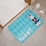 【Monster】 Soft Diatomaceous Earth Absorbent Mat – Lucky Rabbit Series (60x40cm) – Magic Mirror Bunny Adventure, , large