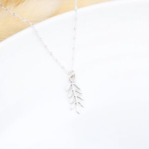 【Angel & Me】Laurel leaf s925 sterling silver necklace Birthday gift