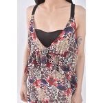 (S) whowhatwear質感吊帶花紋紅色洋裝二手衣, , large