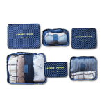 Travel Season Travel Bag printing 6pcs Navy Dots, , large