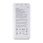 【ADATA 威剛】C100 白色 行動電源 10000mAh QC/PD 快充 薄型行動電源, , large