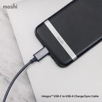 Moshi Integra USB-A to USB-C 充電傳輸編織線（1.5 m）, , large