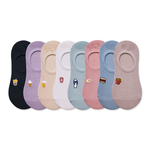 (多款)韓系刺繡隱形襪 台灣製隱形襪【ONEDER 旺達棉品】GK-AP101, , large