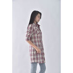 (M) et boite格紋紅色短袖上衣二手衣, , large