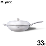 Miyaco 米雅可 Ringo316不銹鋼七層複合金炒鍋IH 33cm-Leidea樂德兒, , large