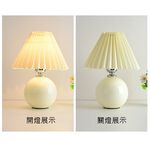 【H&R安室家】 白罩蘑菇桌燈/床頭燈 ZA0222, , large