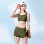莫妮娜MIT少女三件式防曬 泳裝 限量發售 -L, , large