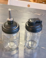 Ball® 32oz/950ml 寬口梅森罐飲料隨行杯-黑色 reCAP Mason Jars Lid POUR cap 全新升級防漏/飲料隨行杯/提把蓋/飲料蓋/冷水壺, , large