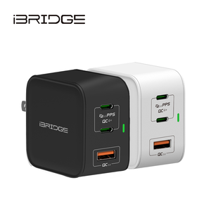 iBRIDGE GaN 65W 3Ports Charger - White