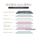台灣製【藤原傢俬】黑豆腐全透氣硬式獨立筒床墊-偏硬, , large
