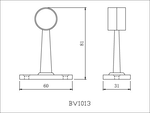 Clothes Rail Fitting, , large