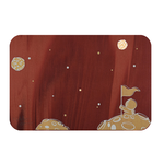【Monster】 Luminous Soft Diatomaceous Earth Absorbent Mat – Interstellar Voyage (60x40cm) – Red-Brown Series, , large