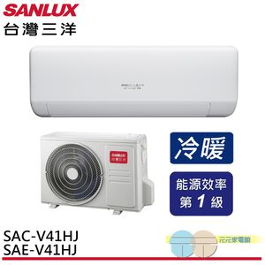SANLUX Taiwan SANYO Inverter Cooling & Heating Split Air Conditioner SAE-V41HJ/SAC-V41HJ