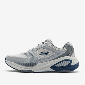 Skechers Octus 男 慢跑鞋 緩衝 彈力 灰 藍 [232738GYNV]