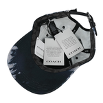 COACH 渲染設計棉質棒球帽 XS/S /藍色, , large