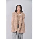 (L) java質感背心杏色外套二手衣, , large