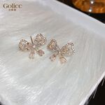 【Gulicc 】古莉可 耳環 蝴蝶結耳釘 耳環, , large