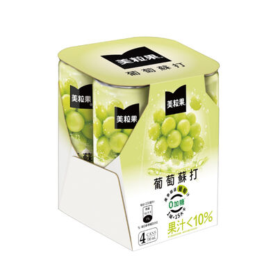 美粒果零加糖葡萄蘇打330ml