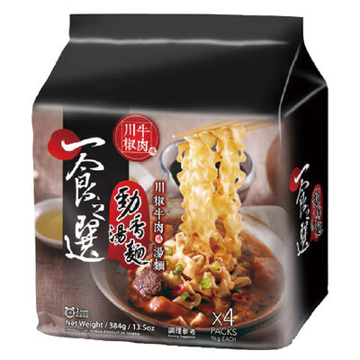【安心價】一食之選湯麵-川椒牛肉味384g