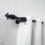 【Colors】伸縮小窗簾桿 水母 183-305cm 管徑 9.8 / 7.8mm 伸縮桿 歐式 復古風格 小窗桿 門簾桿 穿桿, , large