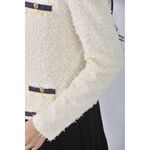 (S) elier質感白色外套二手衣, , large