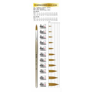 普思AP 馬可威尼龍水彩筆(圓)AR4400