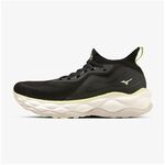 Mizuno Wave Neo Ultra 女 慢跑鞋 運動 路跑 輕量 避震 襪套式 黑黃白 [J1GD223473], , large