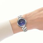 CITIZEN 星辰 XC 月虹 限量 光動能鈦金屬電波鑽石女錶 送禮推薦 ES9460-70L, , large