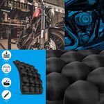 JFT 氣囊坐墊｜20顆氣囊｜減壓坐墊｜摩托車速克達/大羊後座專用｜舒適耐用, , large