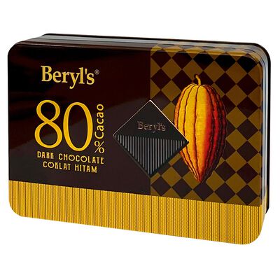 Beryls可可含量黑巧克力 (鐵盒裝)