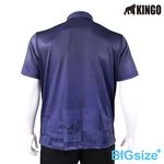 KINGO-大尺碼-男款 排汗POLO衫-丈青-413210, , large