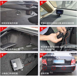 距離顯示前/後螢幕-倒車雷達-黑色4眼, , large